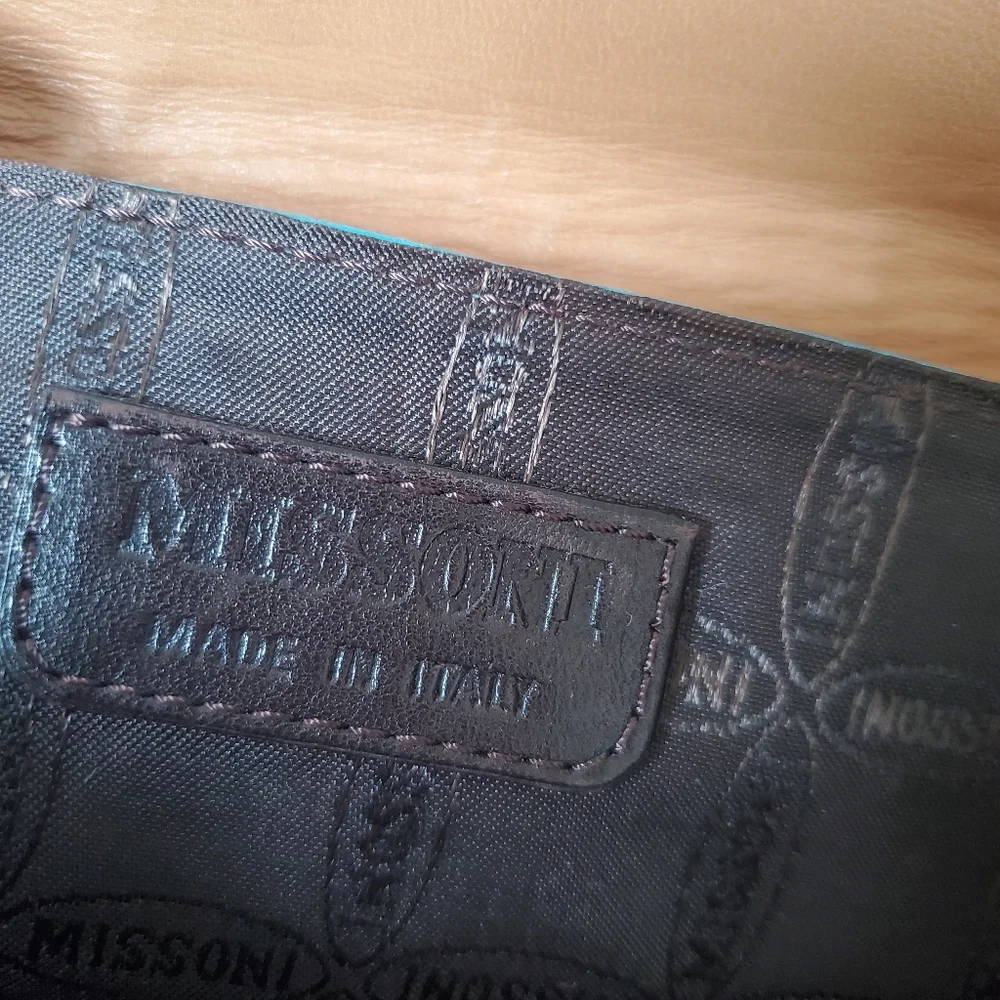 Missoni Vintage Turqoise Handbag
